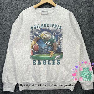 Vintage Philadelphia Eagles Football Sweatshirt Retro NFL Mens Womens Shirt tee